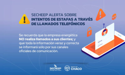 Secheep alerta sobre intentos de estafas telefónicas