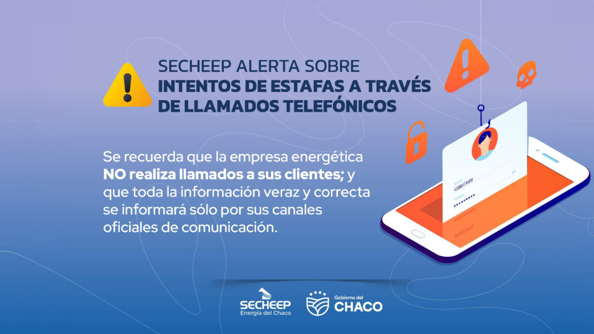 Secheep alerta sobre intentos de estafas telefónicas