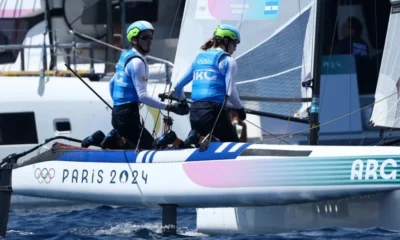 Mateo Majdalani y Eugenia Bosco ganaron la medalla de plata en Nacra 17