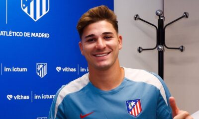 Julián Álvarez ya es jugador de Atlético Madrid, que lo anunció de una manera muy particular