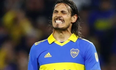 Malas noticias en Boca: Edinson Cavani se perderá la vuelta ante Cruzeiro