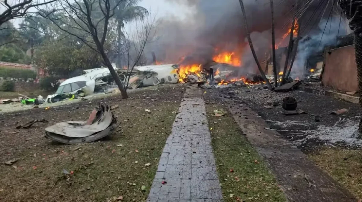 Se estrelló un avión comercial en Brasil: murieron los 58 pasajeros y los 4 tripulantes