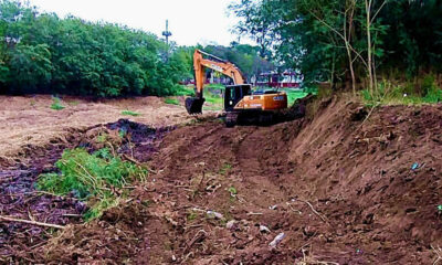 Avanza el plan para mantenimiento de canales rurales, terraplenes y cursos de agua