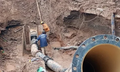 Se reparó el primer acueducto, tramo Sáenz Peña-Villa Ángela para aumentar el caudal de agua en la zona