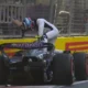 Franco Colapinto chocó su Williams contra el muro en la primera práctica del GP de Bakú