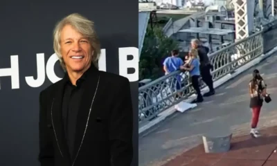 Bon Jovi evitó que una mujer salte de un puente