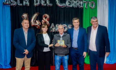 Zdero acompañó el 148º aniversario de la Isla del Cerrito