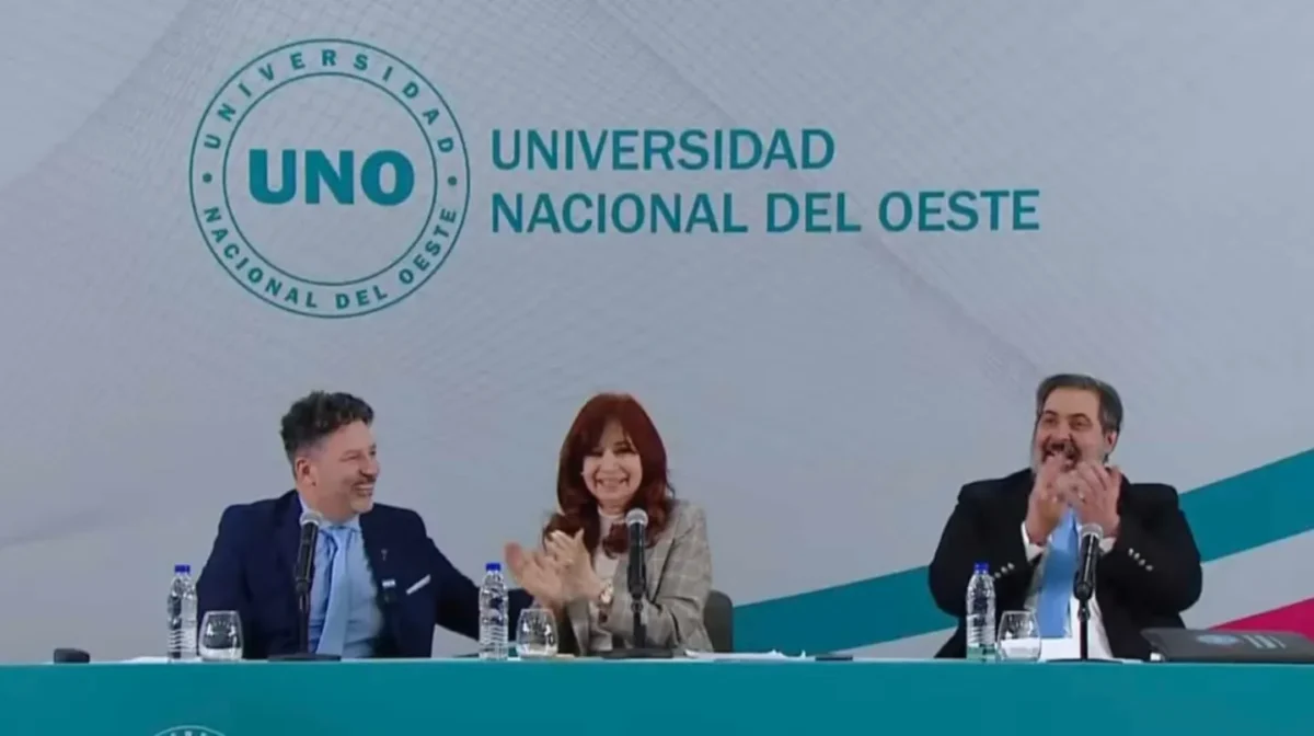 Cristina Kirchner reconoció a los senadores que aprobaron la ley de presupuesto para las universidades