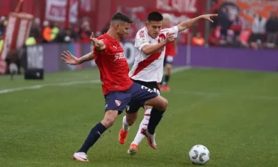 River empató con un Independiente que tuvo uno jugador menos por la Liga Profesional