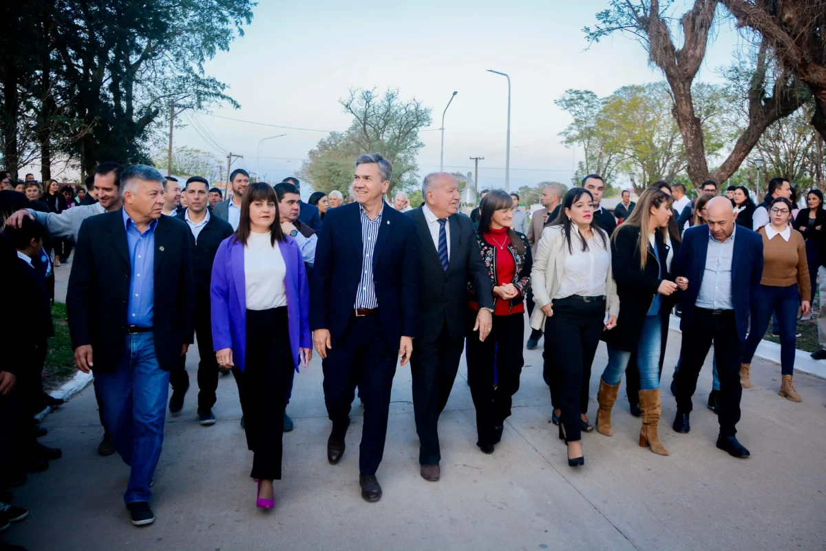 En el 80° aniversario de Laguna Limpia, Zdero anunció la ejecución de obras de la Ruta N° 30