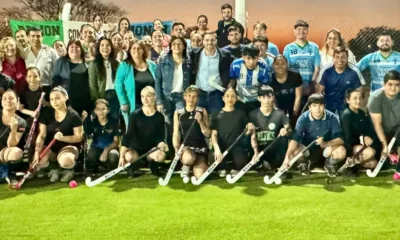 Villa Berthet: Lotería Chaqueña inauguró la primera cancha de hockey de césped sintético en el sudoeste