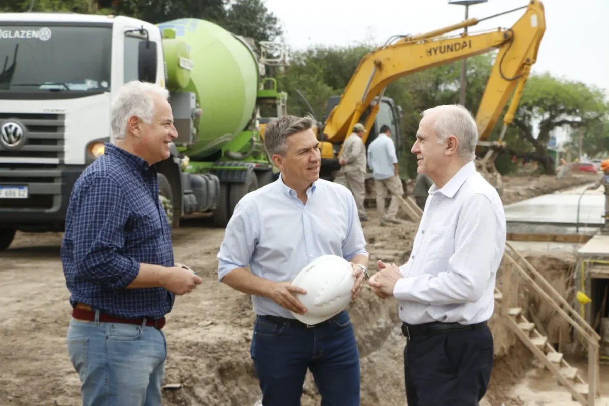 Avanzan las obras de pavimentación de la avenida Coronel Falcón