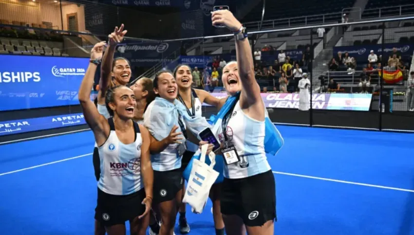 Con dos chaqueñas, la selección argentina femenina es subcampeona Mundial de Pádel