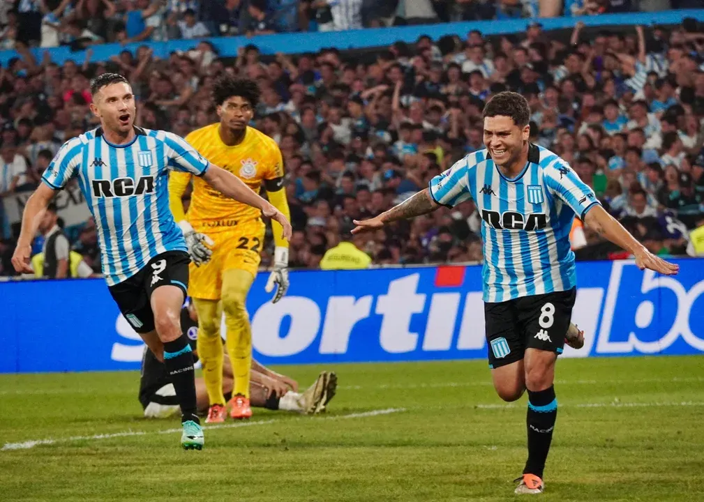 Racing derrotó a Corinthians y es finalista de la Copa Sudamericana 2024