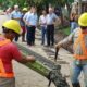 Zdero y Nikisch recorrieron obras de pavimentación en Villa San Martín