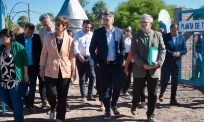 Samuhú celebró la apertura de la planta potabilizadora, impulsada por el gobierno provincial