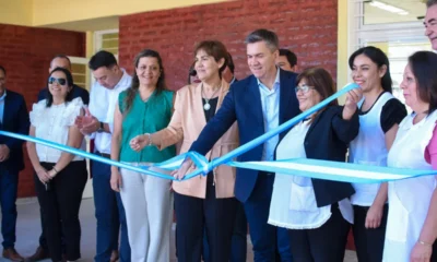 Zdero inauguró el nuevo edificio de la Biblioteca Pública N°80 en Samuhú