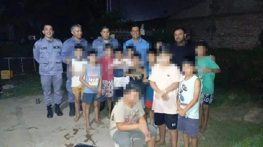 Se fugaron 12 chicos de un hogar y fueron encontrados en una vivienda del Carpincho Macho