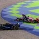 Colapinto fue chocado en la primera curva del Gran Premio de Qatar y terminó su participación en la carrera