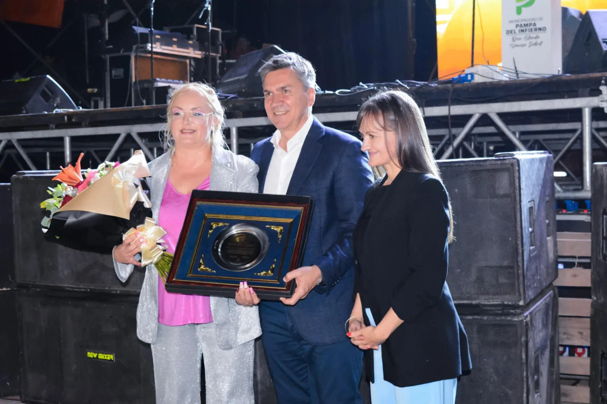 Zdero acompañó los festejos por el 97° aniversario de Pampa del Infierno