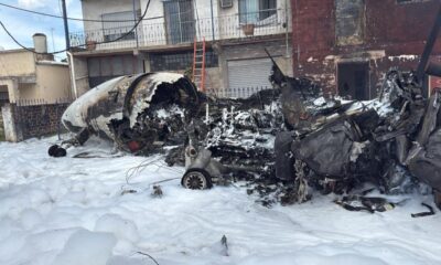 Un avión privado se estrelló en el aeropuerto de San Fernando: murieron el piloto y el copiloto