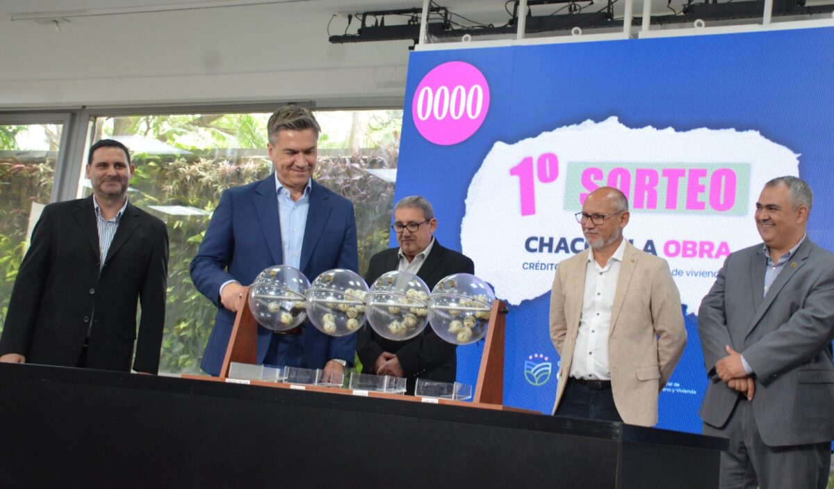 Se realizó el sorteo de "Chaco a la Obra" que permitirá a familias refaccionar y finalizar sus viviendas