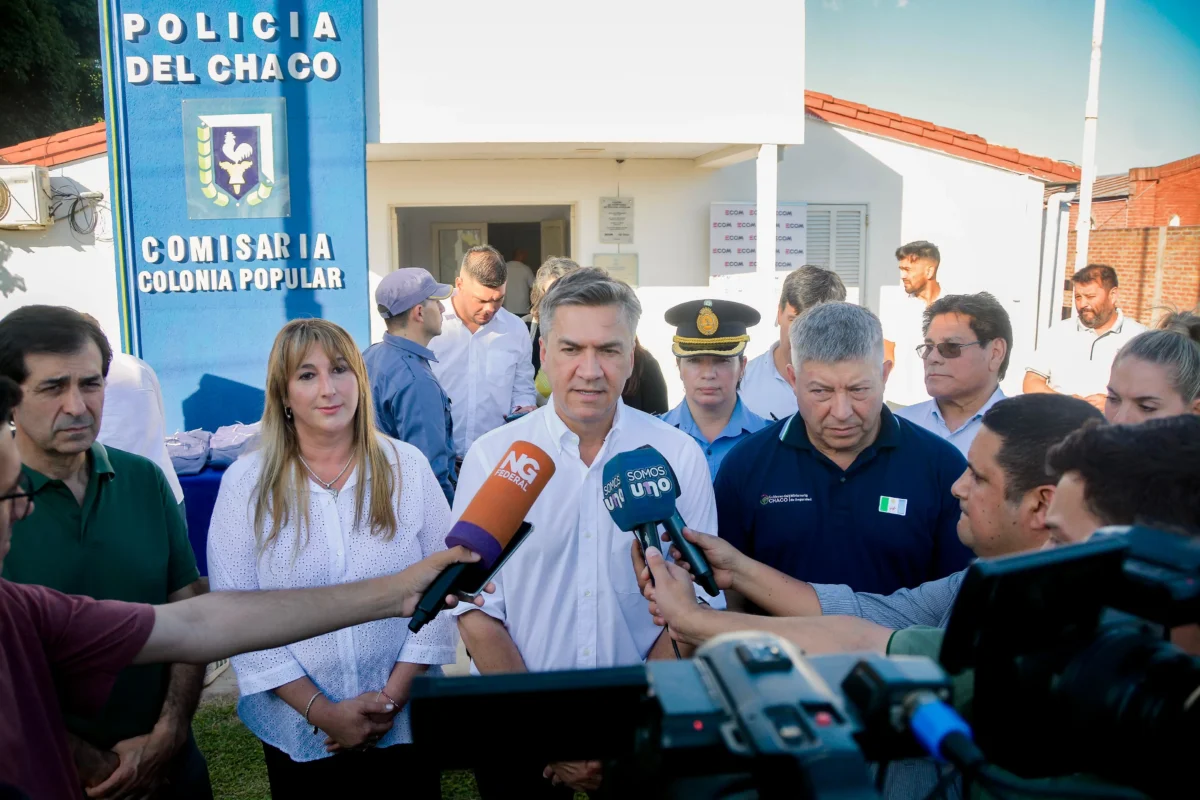 Zdero inauguró un nuevo Centro de Monitoreo en Colonia Popular en su 137° aniversario