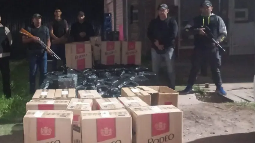 Plaza: secuestraron cigarrillos de contrabando valuados en 34 millones