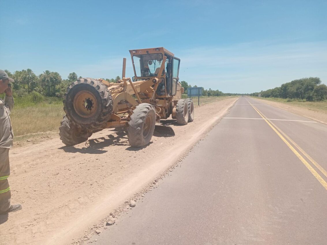 Continúan los trabajos para mejorar las rutas del Chaco por parte de Vialidad Provincial