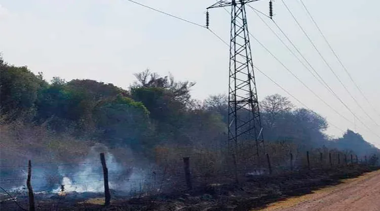 Secheep alerta sobre los incendios rurales que dañan a la red eléctrica