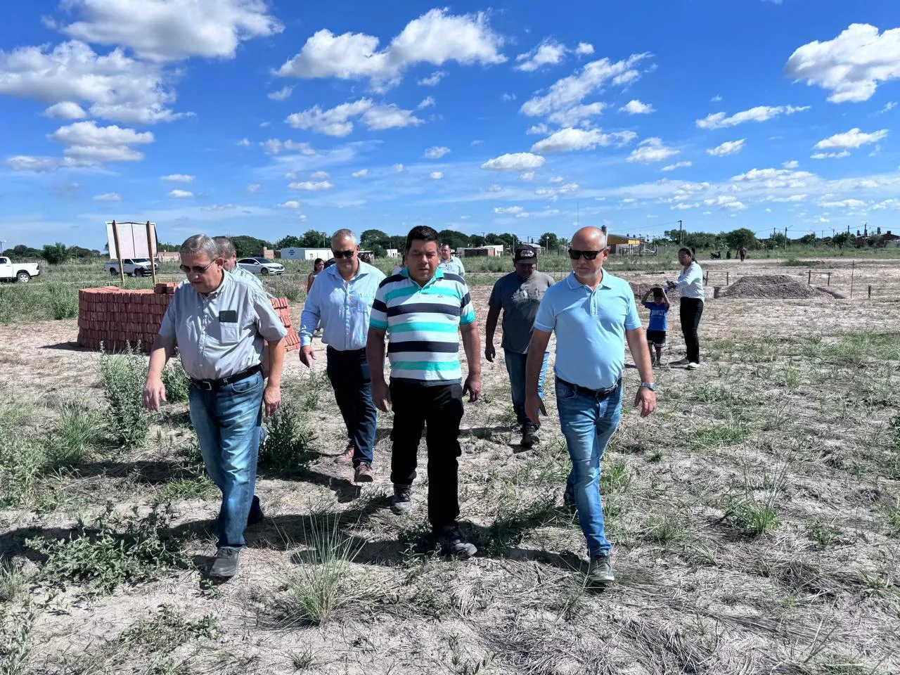 Avance de obras en Rancho Viejo acerca a familias de La Leonesa al sueño de la vivienda propia