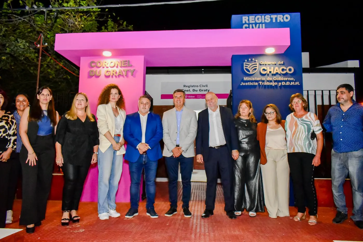 Zdero inauguró las refacciones del Registro Civil de Coronel Du Graty