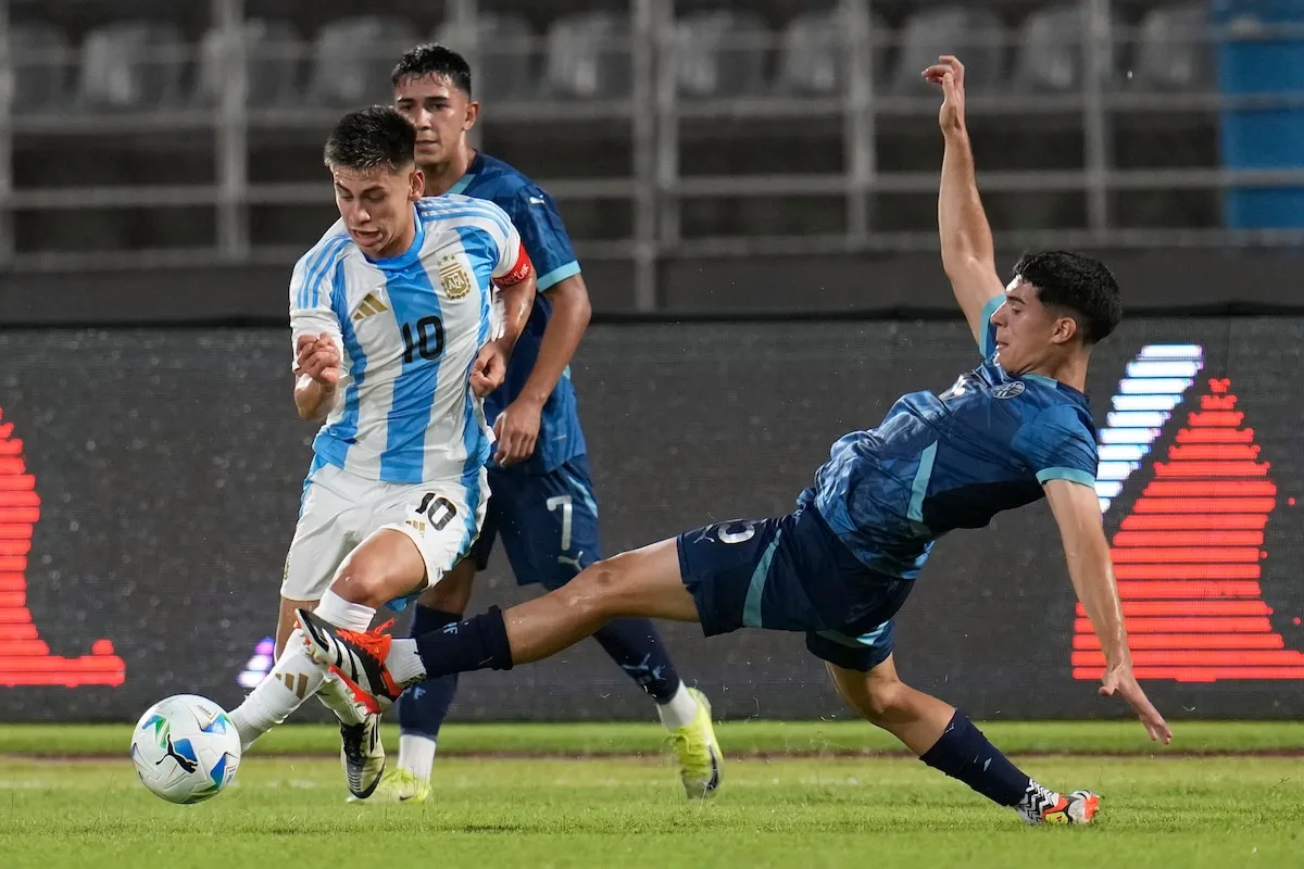 La Selección argentina perdió ante Paraguay y quedó segunda en el Sudamericano Sub 20