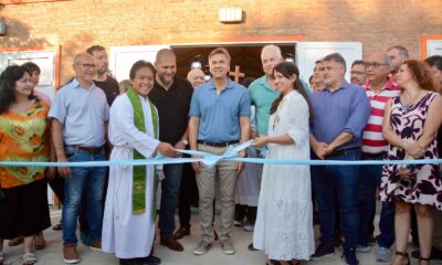 Zdero inauguró la nueva capilla de Nuestra Señora de Guadalupe