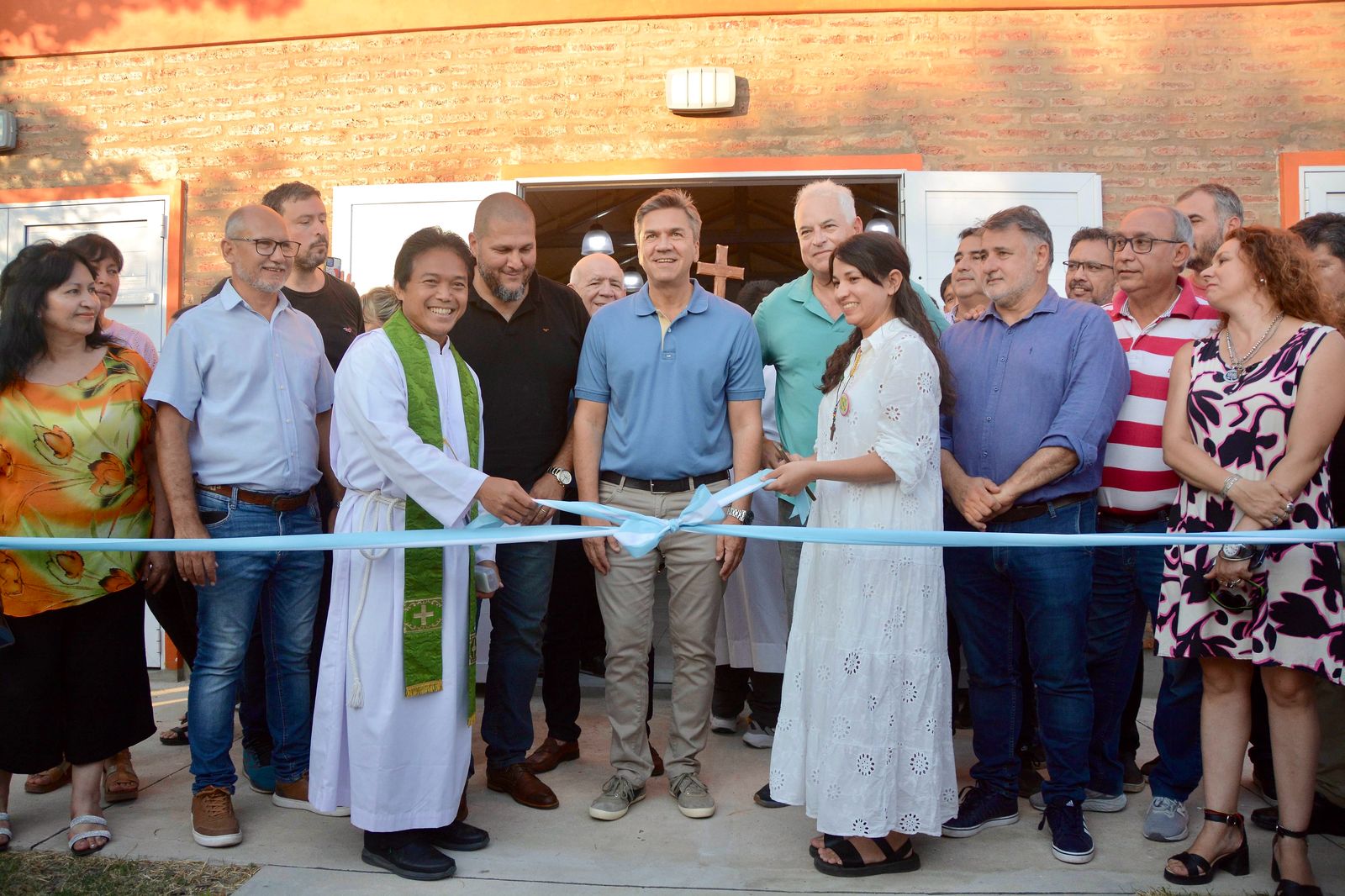 Zdero inauguró la nueva capilla de Nuestra Señora de Guadalupe