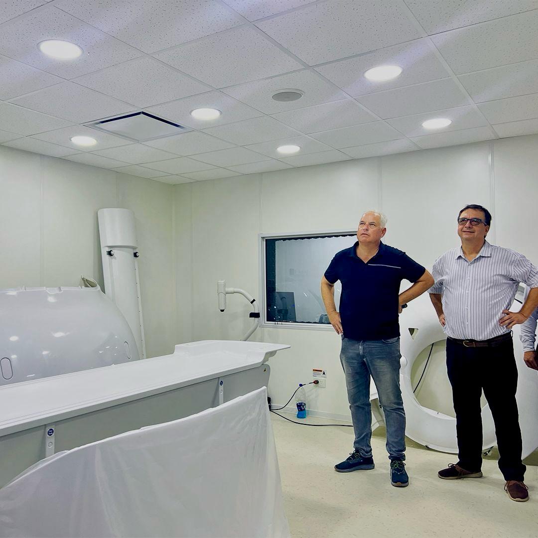 El Gobierno verificó los avances de obras en el Hospital Pediátrico "Dr. Avelino Castelán"