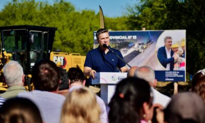 Zdero dio inicio a la pavimentación de la Ruta 13, que unirá Cote Lai y Charadai