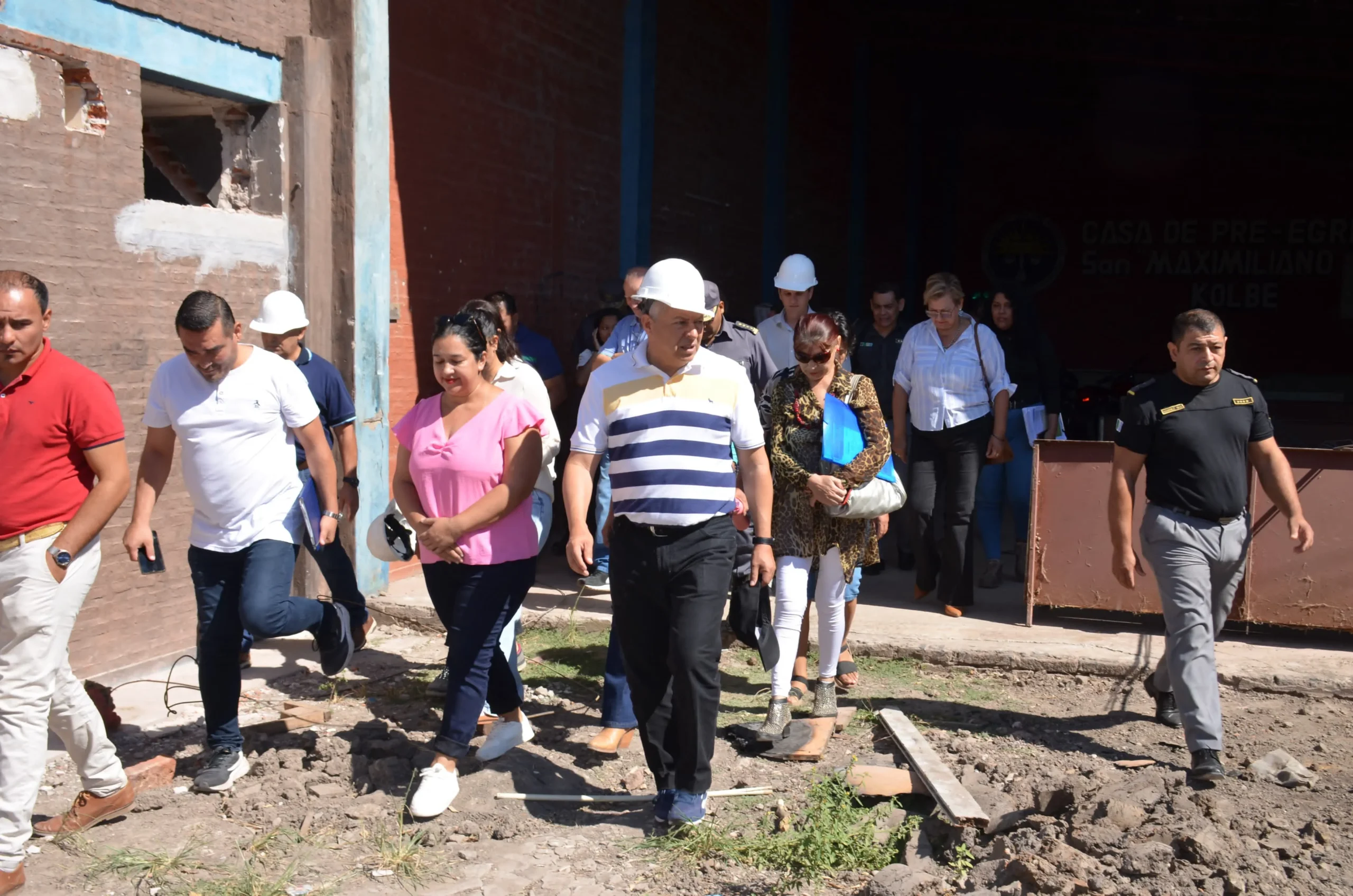 El Ministro de seguridad supervisó las obras de la Unidad Penitenciaria VI