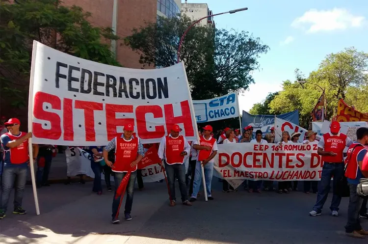 Federación SITECH convocó este lunes a un paro y movilización