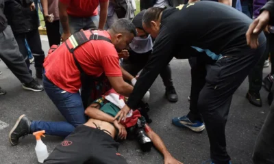 Continúa en estado crítico el fotógrafo que fue herido por la policía en la marcha al Congreso