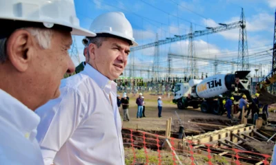 Zdero supervisó el avance de la estación transformadora Bastiani