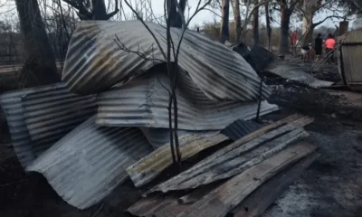 Conmoción en Puerto Tirol: una familia perdió todo tras incendiarse su vivienda