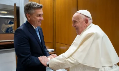 Zdero con el Papa Francisco