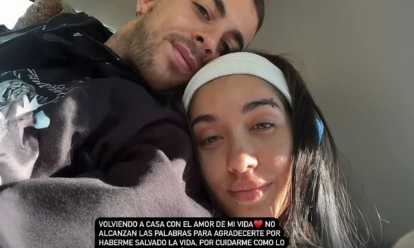 María Becerra recibió el alta médica y lo compartió en sus redes