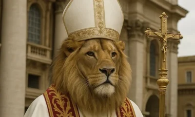 Javier Milei posteó un león vestido de Papa: "Las fuerzas del cielo han dado su veredicto"