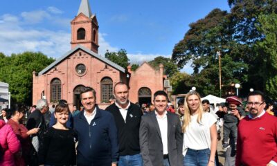 Zdero acompañó la misa y celebraciones en honor a Santa Rita en Puerto Tirol