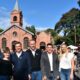 Zdero acompañó la misa y celebraciones en honor a Santa Rita en Puerto Tirol