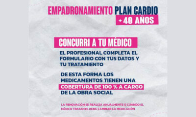 INSSSEP lanzó el empadronamiento del Plan Cardiovascular para mejorar la atención a afiliados