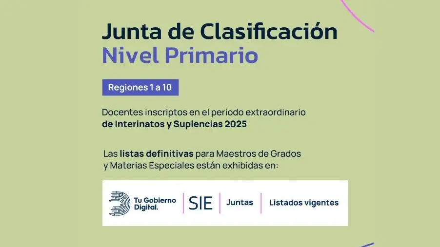 Interinatos y suplencias 2025: se publicaron las listas definitivas de maestros de grado y materias especiales 38 Interinatos y suplencias 2025: se publicaron las listas definitivas de maestros de grado y materias especiales