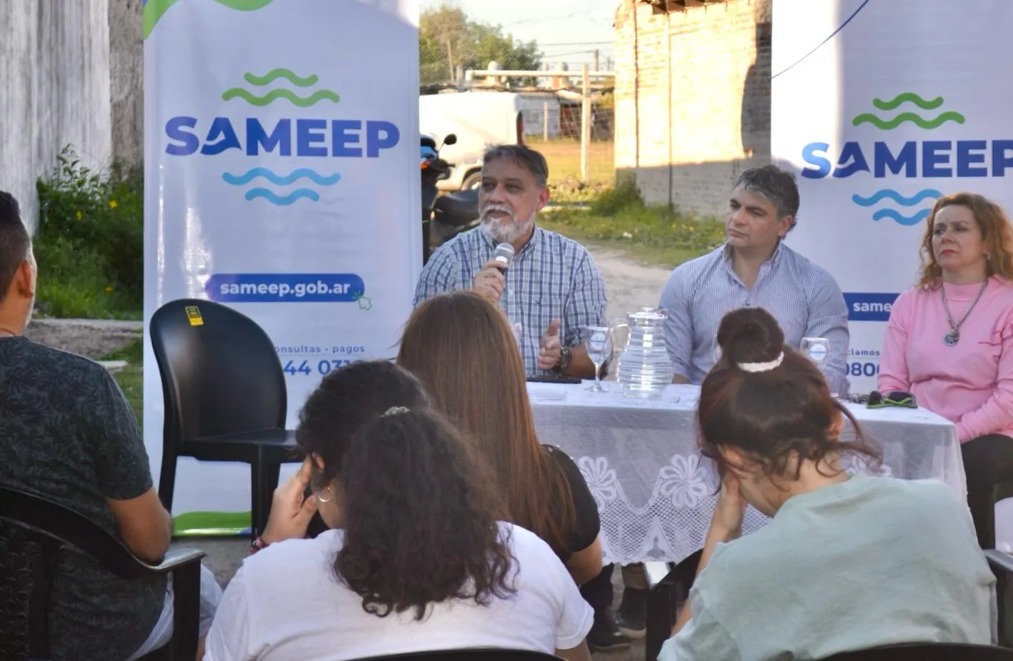Sameep anunció la extensión de red de agua potable en el barrio San Antonio de Resistencia 36